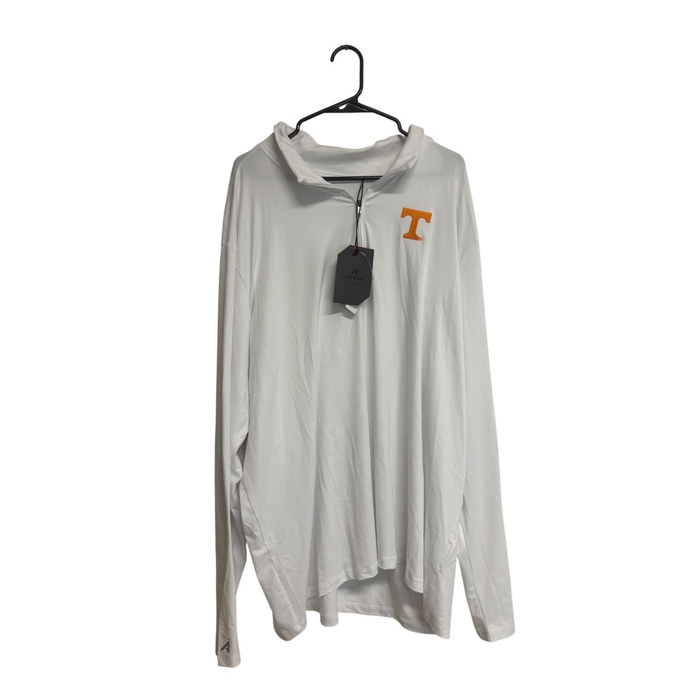 Men's Antigua Tennessee Volunteers‎ Hunk Quarter Zip Pullover, Men's Size 3XL